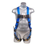 Mako Safety Harness - Front View - Blue
