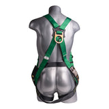 Mako Safety Harness - Back View - Green