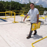NextGen 3000 Rooftop Railing - Worker carrying base