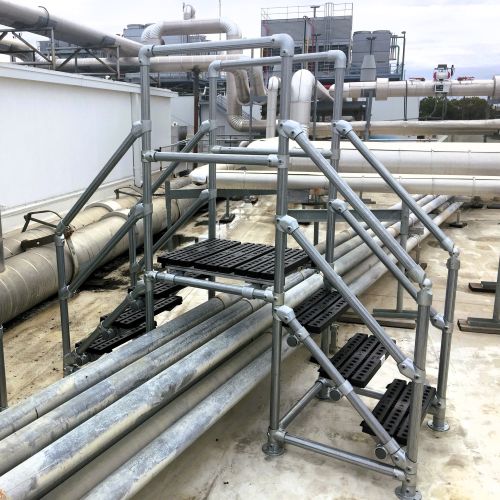 NextGen Crossover Stairway - Pipe on Roof