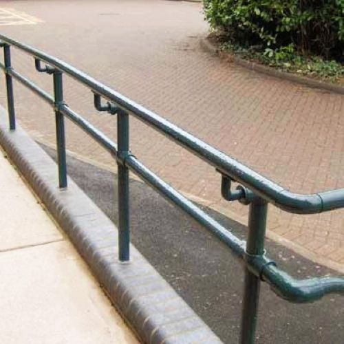 ADA Ramp Railing Corner