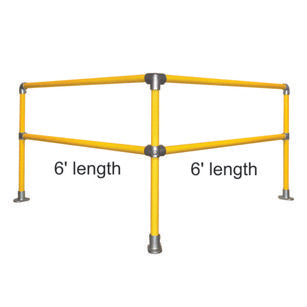 NextGen Railing Kit (Kwik Kit)  Corner Kit 6' x 6'