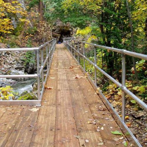 NextGen Custom Galvanized Railing in Park