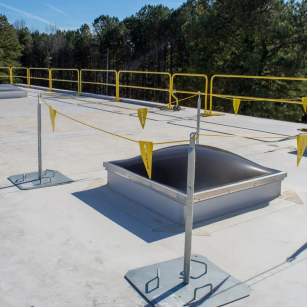 NextGen Warning Lines with Skylight Screens and Railing