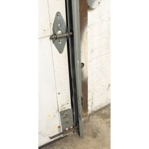 Door Overhead Track Guard (Before)
