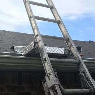 Residential Ladder Safety-Dock on Sloped Roof