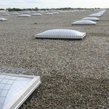 NextGen SRS Domed Skylight Safety-Screen Multiple on Gravel Roof