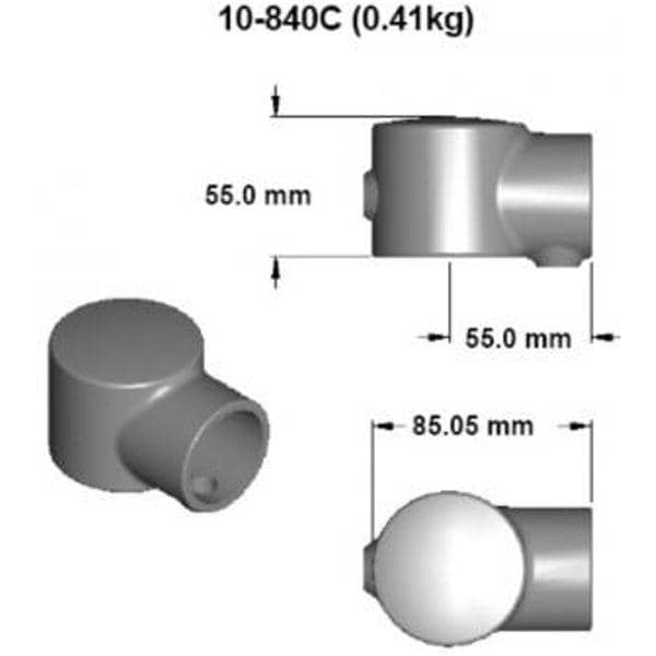 type-10-840c-single-handrail-socket-capped-2