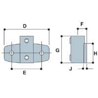 Type 115 - Wall Flange