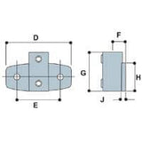 Type 115 - Wall Flange