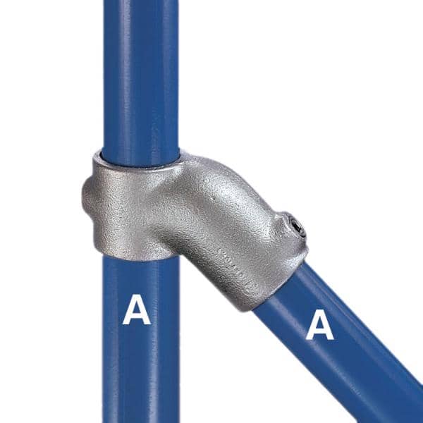 Galvanized Fitting Type 12 - 45 degree Single Socket Tee