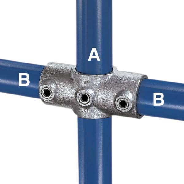Galvanized Fitting Type 26 - Two Socket Cross