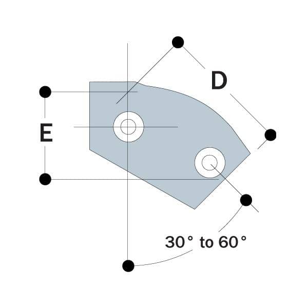Type 29 - 30° to 60° Single Socket Tee