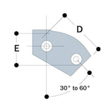 Type 29 - 30° to 60° Single Socket Tee
