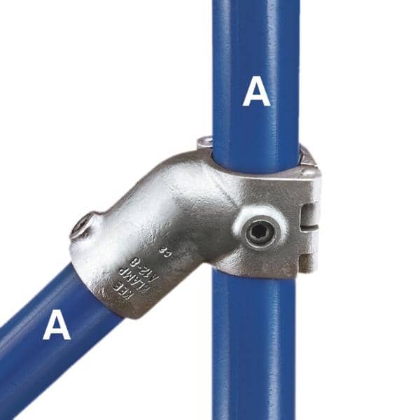 Galvanized Fitting Type A12 - 45° Single Socket Tee