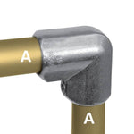Aluminum Fitting Type L15 - 90 Degree Elbow