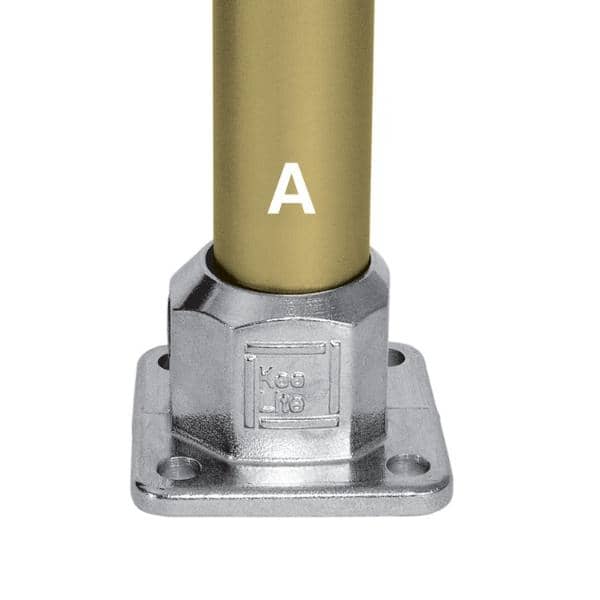 Aluminum Fitting Type L152 - 4 Hole Square Flange