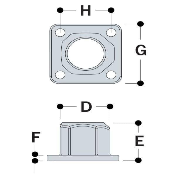 type-l152-4-hole-square-flange-2