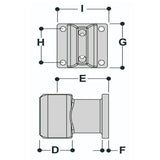 L164 - Offset Wall Flange.