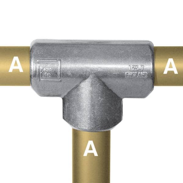 Aluminum Fitting Type L25 - Three Socket Tee