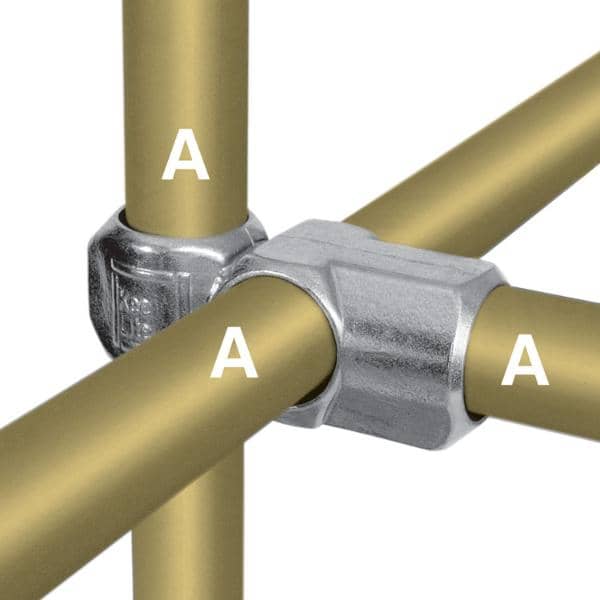 Aluminum Fitting Type L46 - Combination Socket Tee and Crossover