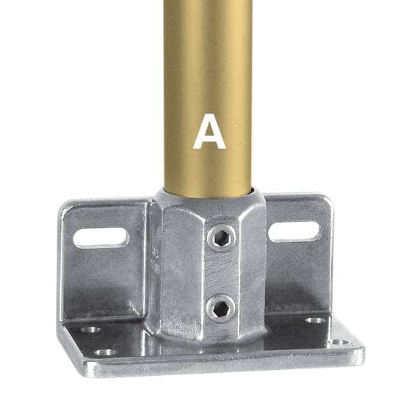 Type L69 - Railing Flange With Kick Plate Adapter